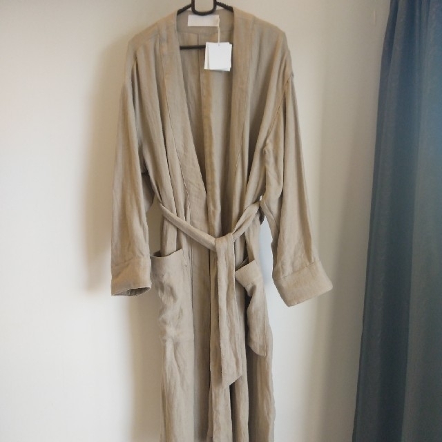 TODAYFUL(トゥデイフル)の【i:na様専用】todayful Linen Gown Coat-BEIGE レディースのジャケット/アウター(ガウンコート)の商品写真
