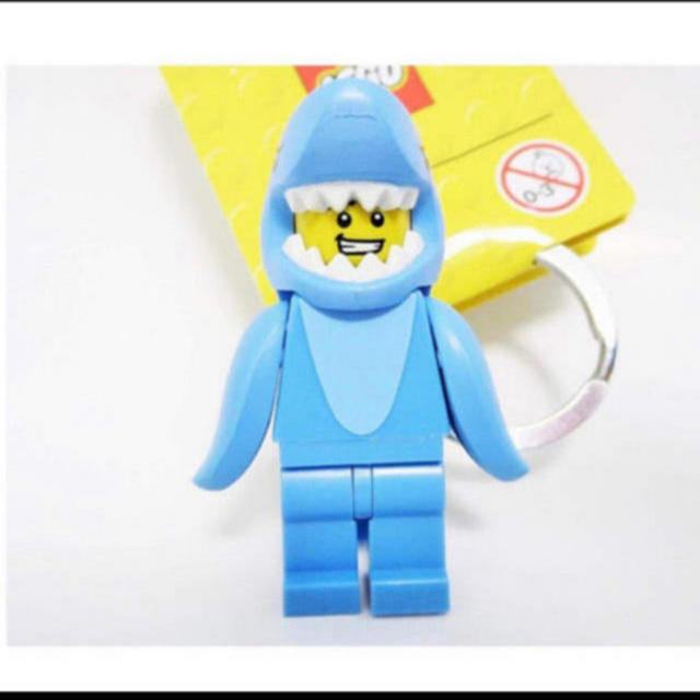 Lego(レゴ)のサメ キーチェーン キーリング レゴ エンタメ/ホビーのアニメグッズ(キーホルダー)の商品写真