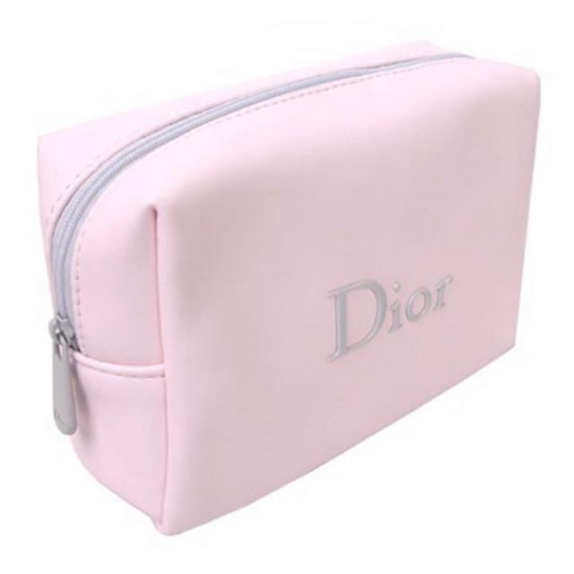 Dior(ディオール)のDior ディオールポーチ ノベルティ ピンク×グレー 限定♡ レディースのファッション小物(ポーチ)の商品写真