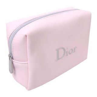 ディオール(Dior)のDior ディオールポーチ ノベルティ ピンク×グレー 限定♡(ポーチ)