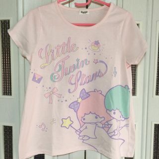 サンリオ(サンリオ)のキキララピンクtシャツ (Tシャツ(半袖/袖なし))