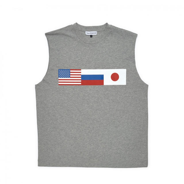 ゴーシャラブチンスキー Sleeveless Flag T-Shirt