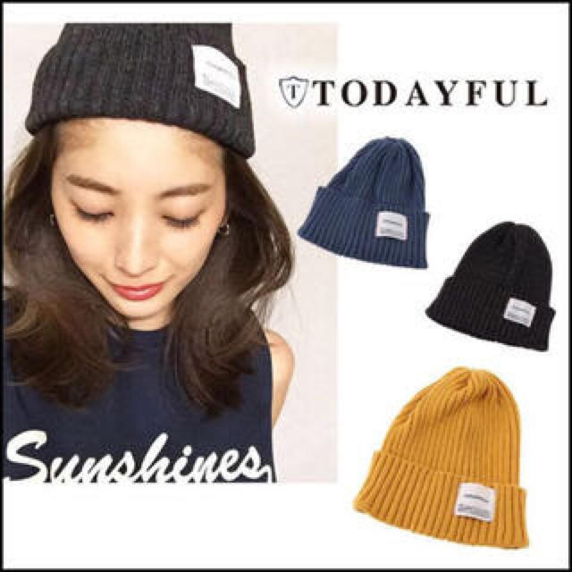 TODAYFUL(トゥデイフル)のTODAYFUL☆ニット帽 レディースの帽子(ニット帽/ビーニー)の商品写真