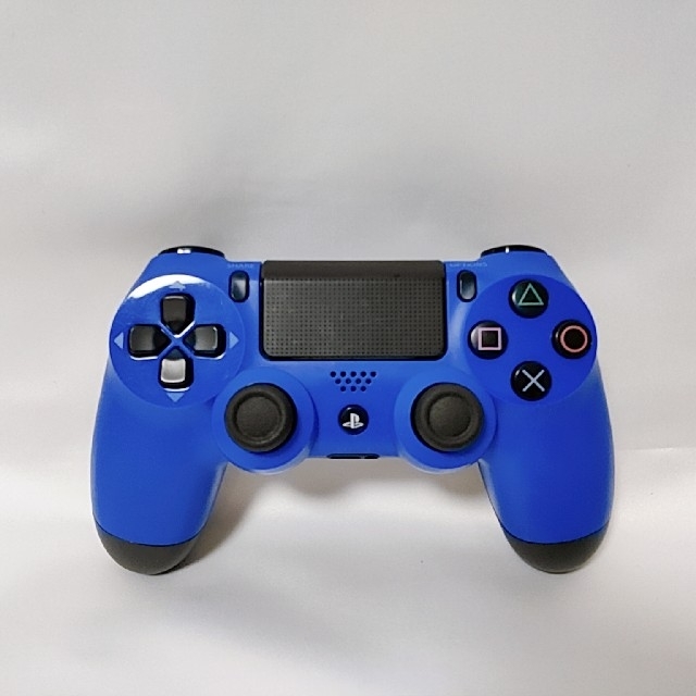 PS4 純正コントローラー 美品 ウェイブ・ブルー CUH-ZCT1J