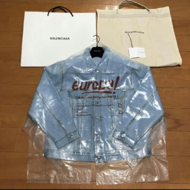 BALENCIAGA ビニールコーティングシャツ GR8購入 確実正規品