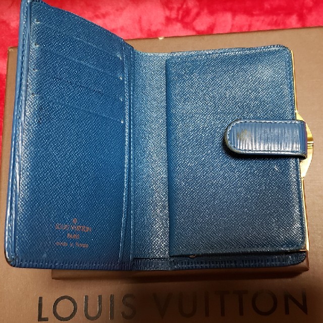 LOUIS VUITTON(ルイヴィトン)のルイヴィトン エピ財布 ブルー レディースのファッション小物(財布)の商品写真