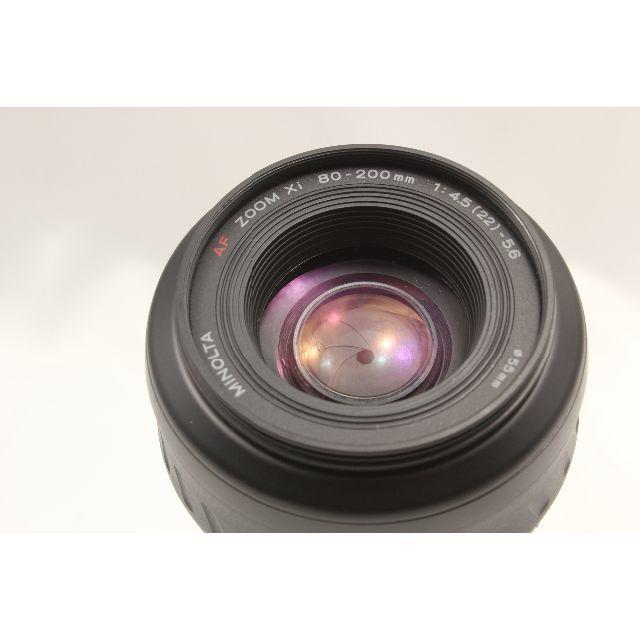 KONICA MINOLTA(コニカミノルタ)の極美品 ミノルタ AF Xi 80-200 F4.5-5.6 ソニー αマウント スマホ/家電/カメラのカメラ(レンズ(ズーム))の商品写真