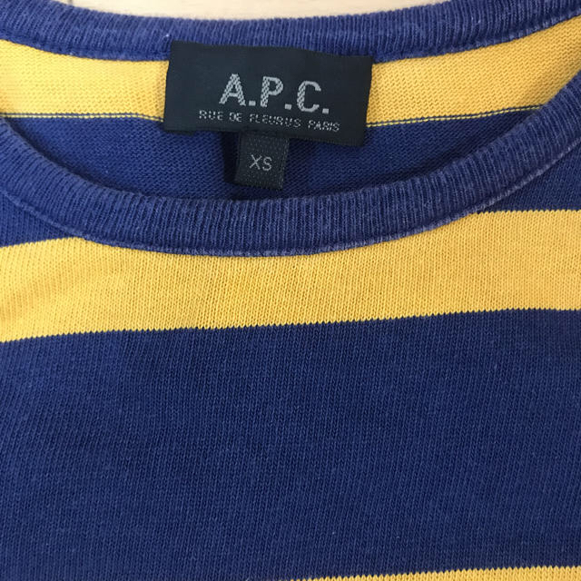 A.P.C(アーペーセー)のAPC ボーダーシャツ アーペーセー メンズのトップス(Tシャツ/カットソー(半袖/袖なし))の商品写真