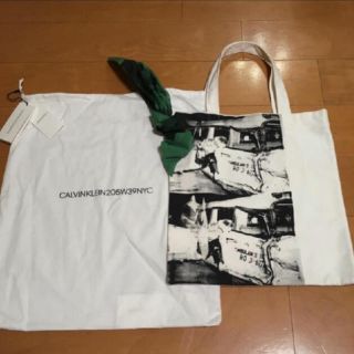 ラフシモンズ(RAF SIMONS)のCalvin Klein 205w39nyc  トートバッグ 購入金額7万円(トートバッグ)