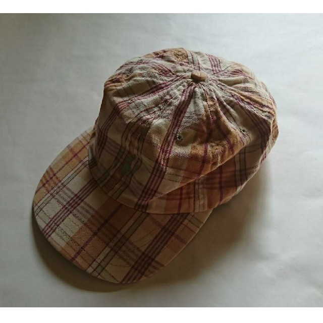 90s.USA製 ラルフローレン チェック柄キャップ帽子 cap | フリマアプリ ラクマ