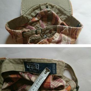 POLO RALPH LAUREN - 90s.USA製 ラルフローレン チェック柄キャップ