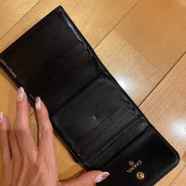 CHANEL(シャネル)のCHANEL シャネル 財布 ミニ財布 三つ折財布 レディースのファッション小物(財布)の商品写真