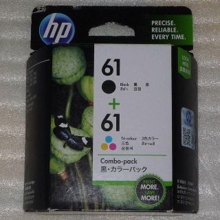 ヒューレットパッカード(HP)の【送料込み】hp61黒・カラーパックCR311AA【期限2018年12月】(PC周辺機器)