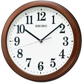 セイコー(SEIKO)のセイコークロック 掛け時計 01:茶メタリック 電波 アナログ BC404B(掛時計/柱時計)