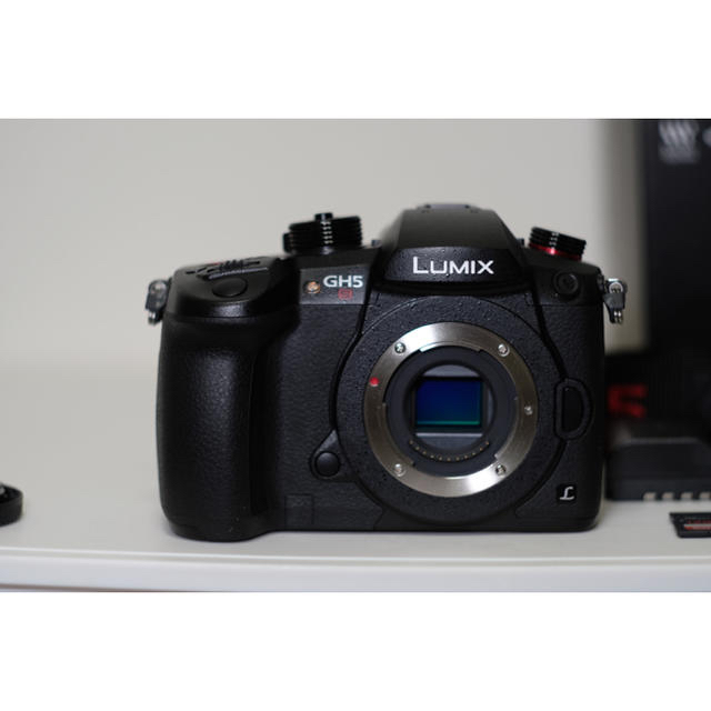 GH5Sボディ＋純正バッテリー2個、SDカード（128GB）1枚セット