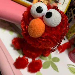 セサミストリート(SESAME STREET)のUSJ エルモ　ぬいぐるみキーホルダー(キーホルダー)