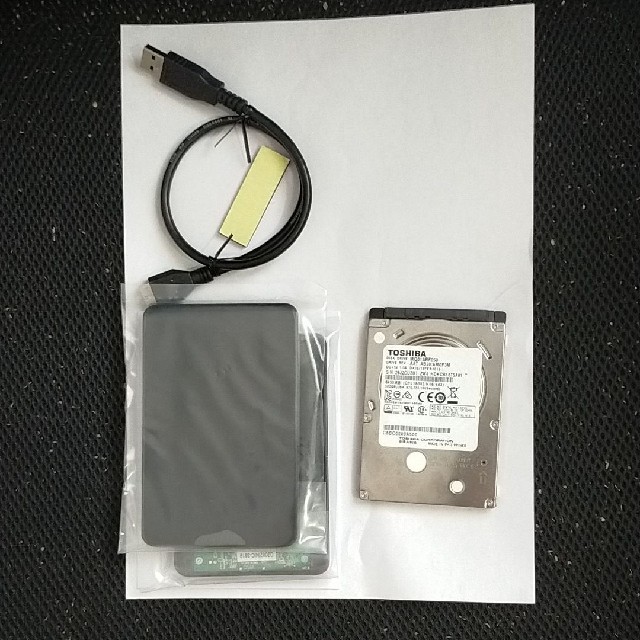 USB3.0外付けポータブルHDD1TB(HDD東芝製)