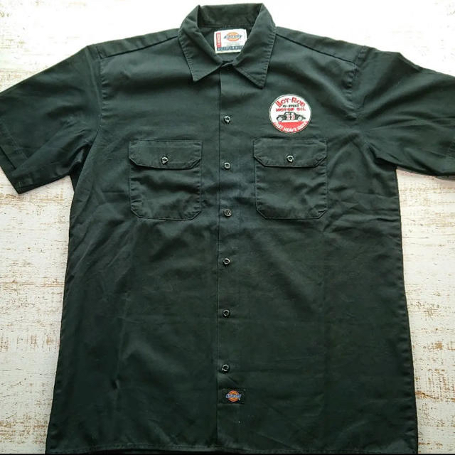 ディッキーズ Dickies 半袖 ワークシャツ メンズL /eaa332298