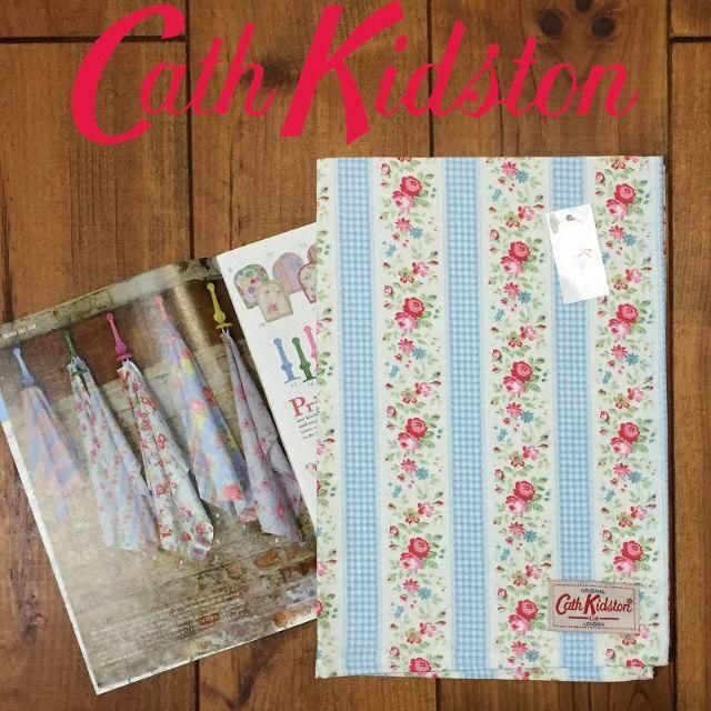 Cath Kidston(キャスキッドソン)の新品 キャスキッドソン ティータオル フローラルギンガムブルー インテリア/住まい/日用品のキッチン/食器(その他)の商品写真