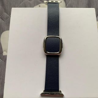 アップルウォッチ(Apple Watch)のApple Watch 38/40mm 純正 モダンバックル Lサイズ(レザーベルト)