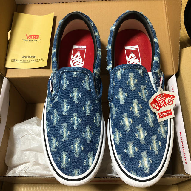 supreme シュプリーム Hole punch denim vans バンズ