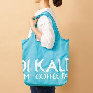 カルディ(KALDI)の★新品未使用★ KALDI カルディ エコバッグ ブルー(エコバッグ)