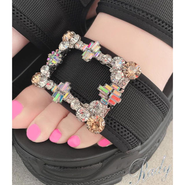 Rady - Rady 完売 ビジューサンダルの通販 by れい's shop|レディー