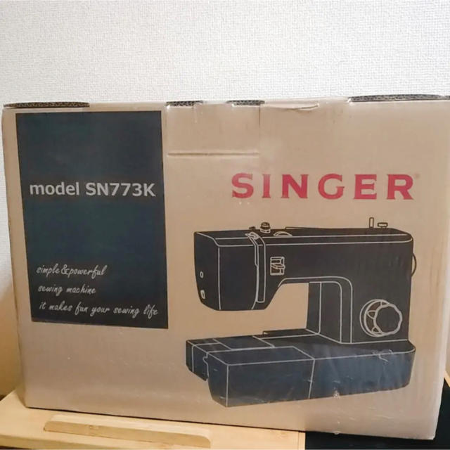 SINGER 電動ミシン SN773K 新品未開封 保証書在中