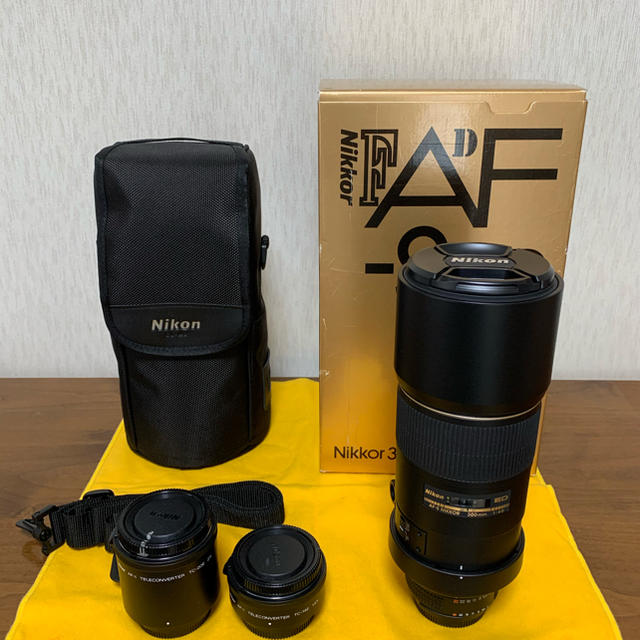 超美品　AF-S Nikkor 300mm f4D ED ＋ テレコン2種付き