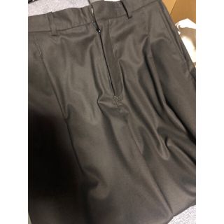 URU ウール1タックパンツ チャコールグレー 珍しい 1 19aw uru テーラードジャケット