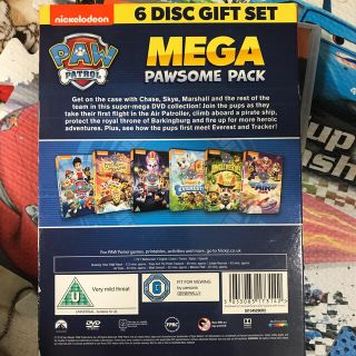 パウパトロール 英語 DVD 6枚 MEGA PAWSOME 6-DVDPACK