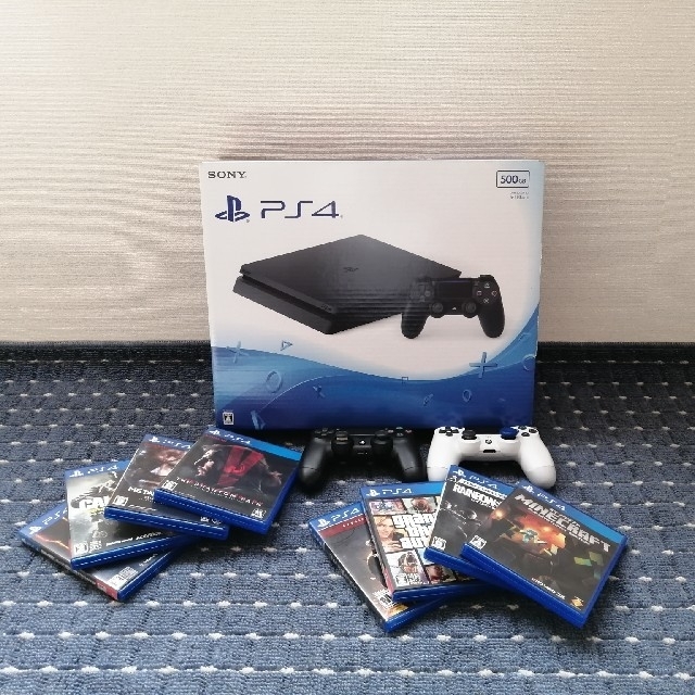 ps4本体+コントローラー.ソフト付き