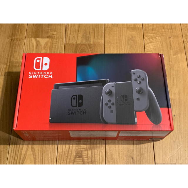 ゲームソフト/ゲーム機本体ニンテンドースイッチ新型グレー　新品　本日発送可能