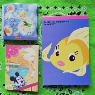 ディズニー(Disney)のディズニーメモ帳セット(ノート/メモ帳/ふせん)