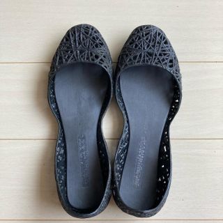 メリッサ(melissa)のMelissa ジグザグ　レインシューズ　ブラック(サンダル)