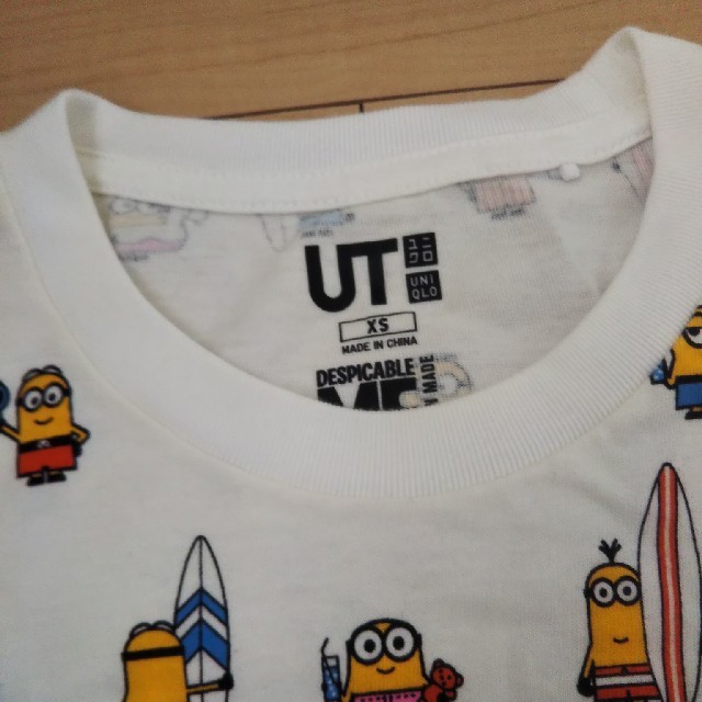 UNIQLO(ユニクロ)のミニオンズ ユニクロTシャツ＆ポーチ レディースのトップス(Tシャツ(半袖/袖なし))の商品写真