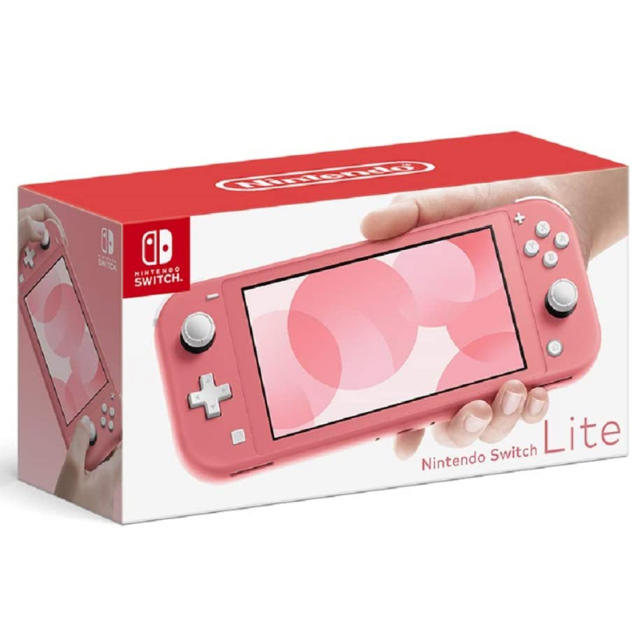 Nintendo switch lite スイッチライト　コーラルピンク　美品