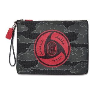 コーチ(COACH)のナルト写輪眼【コーチ】COACH X マイケル・B・ジョーダン ポーチ(セカンドバッグ/クラッチバッグ)