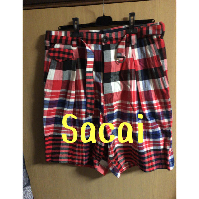 sacai(サカイ)のsacai チェックショートパンツ メンズのパンツ(ショートパンツ)の商品写真