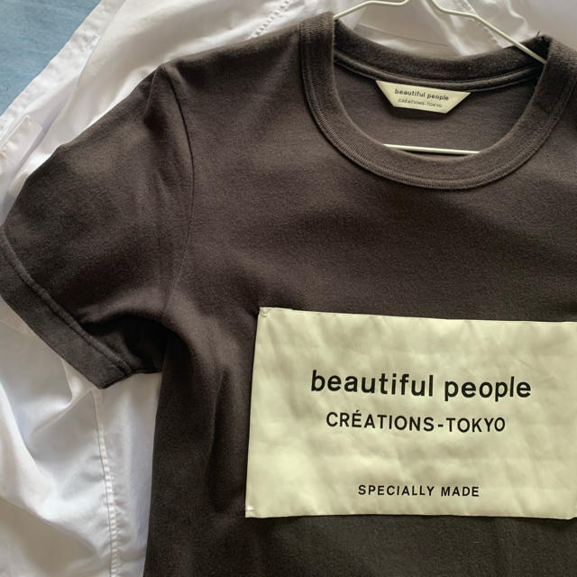 beautiful people(ビューティフルピープル)のbeautifulpeople  ソフトジャージービッグネーム　tシャツ レディースのトップス(Tシャツ(半袖/袖なし))の商品写真