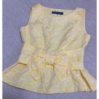 エムズグレイシー(M'S GRACY)のくまりん様ご専用　M'S GRACY エムズグレイシー ♡ お花柄トップス 36(カットソー(半袖/袖なし))