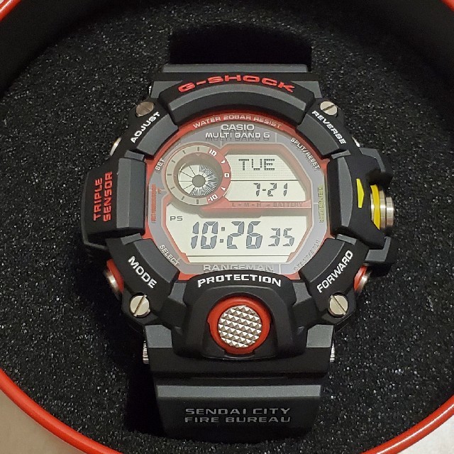 新品未使用G-SHOCK緊急消防援助隊コラボモデルメンズ