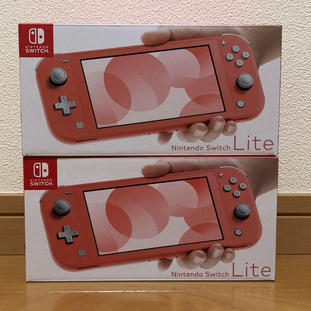 Nintendo Switch Lite コーラル　新品・未使用２台