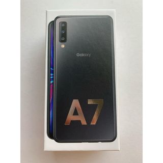 ギャラクシー(Galaxy)のGalaxy A7 ブラック 64GB SIMフリー 【新品未開封】(スマートフォン本体)