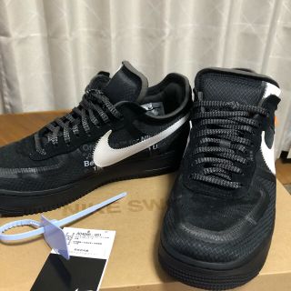 ナイキ(NIKE)のNIKE off-white AF1 ブラック 27.5cm(スニーカー)