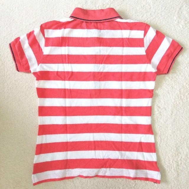 LACOSTE(ラコステ)のラコステ　ポロシャツ　ピンク　Mサイズ レディースのトップス(ポロシャツ)の商品写真