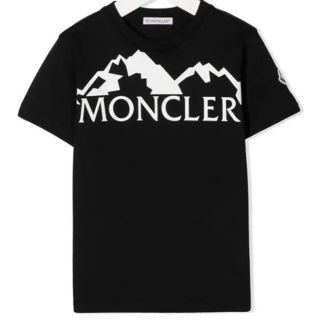 モンクレール(MONCLER)の【新作】モンクレール　Tシャツ　ブラック　12y(Tシャツ(半袖/袖なし))