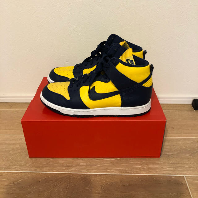 US10JP280着用回数NIKE DUNK RETRO ナイキ ダンク レトロ ミシガン