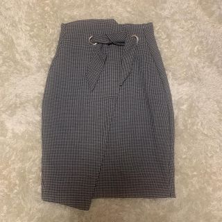 エイチアンドエイチ(H&H)のH&M 膝丈スカート　千鳥(ひざ丈スカート)