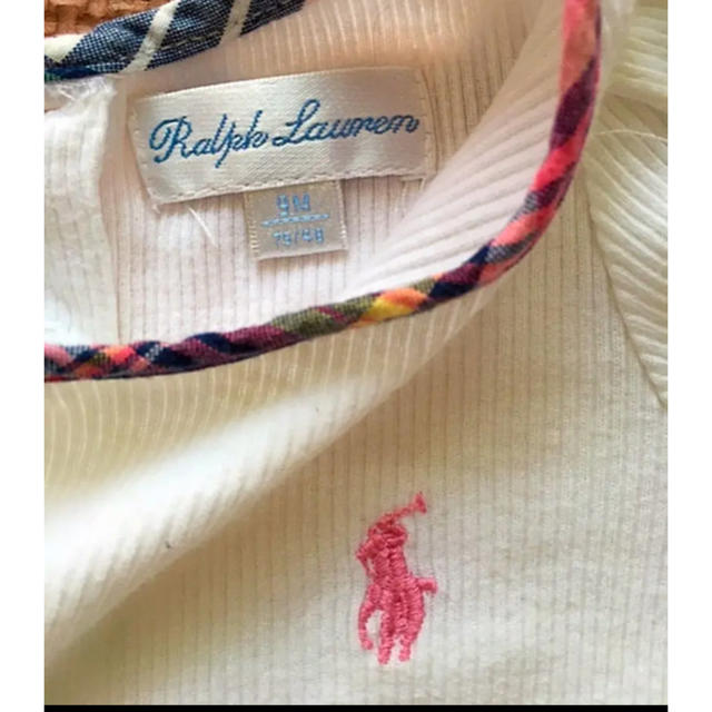 POLO RALPH LAUREN(ポロラルフローレン)のラルフローレン　ワンピース キッズ/ベビー/マタニティのベビー服(~85cm)(ワンピース)の商品写真